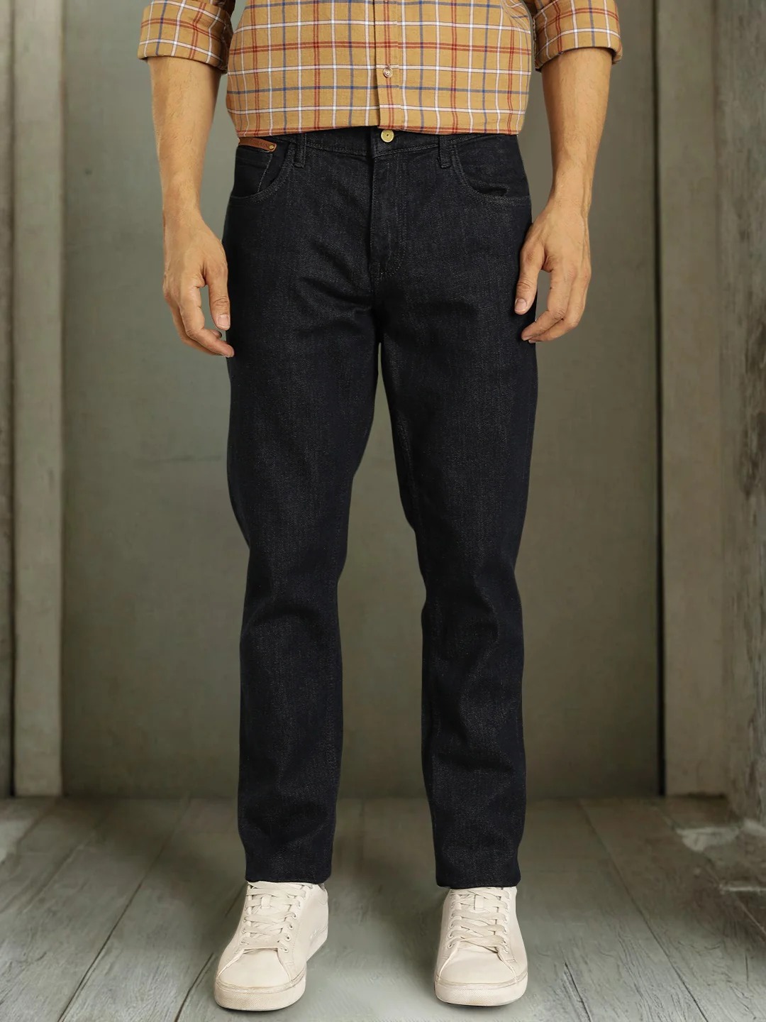 Indian Terrain Men Dark Blue Jeans